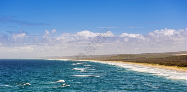 景观昆士兰州斯特劳克岛的美丽无尽澳大利亚海滩和平假期图片