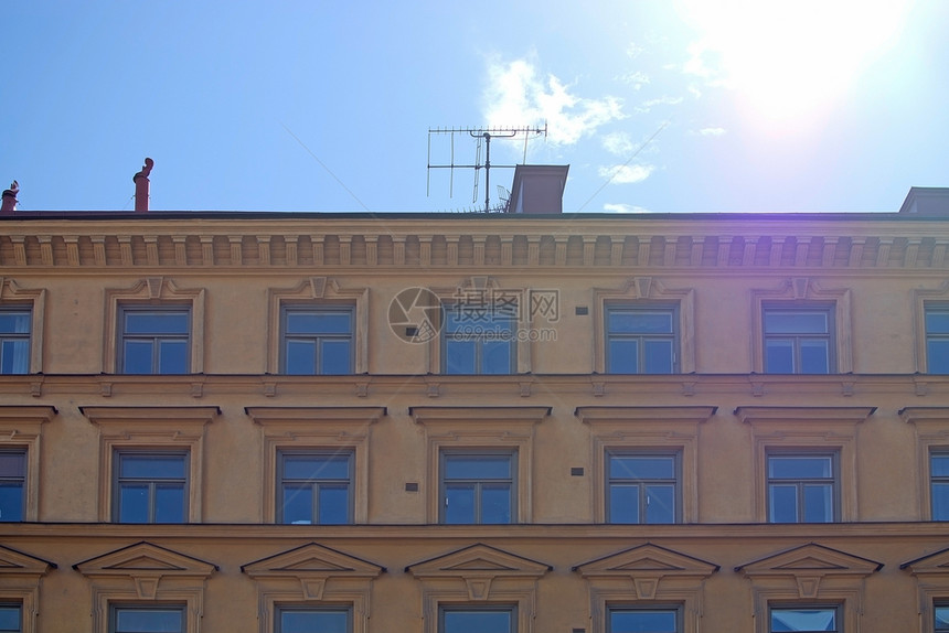 旅行目的地老瑞典斯德哥尔摩FolkungagatanSodermalm的典型旧住宅楼的旧住宅楼图片