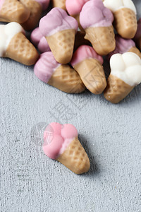 小吃果冻糖粉色的美食家图片