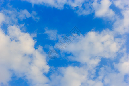 景观空气候有云背景的蓝天空图片