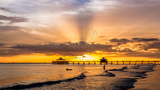 波特罗海滩太阳环境高清图片