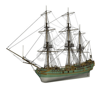 帕罗拉美丽的奥罗拉号老旧奴隶船设计图片