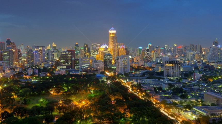 曼谷绿色空间公园Lumpini公园市中心Bangkok绿色空间隆比尼城市景观现代的图片