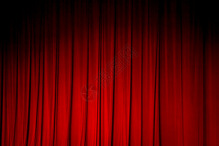 音乐会红窗帘在剧场表演现文化织物图片