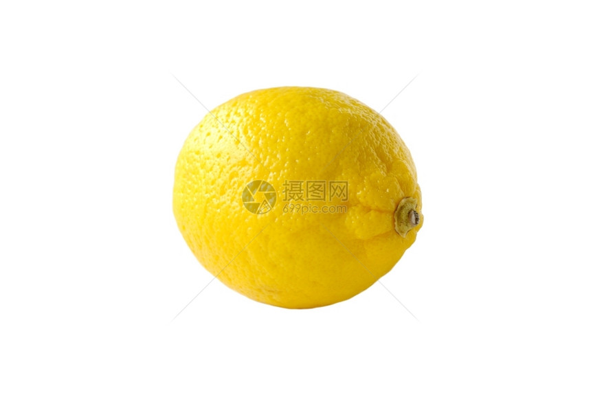 有机的新鲜成熟柠檬图片