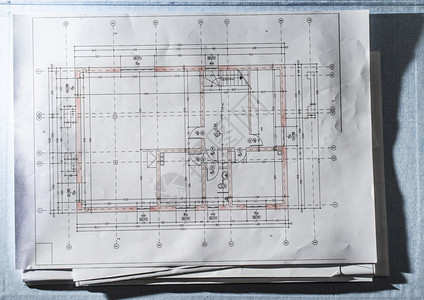 家居设计蓝图的起草图片