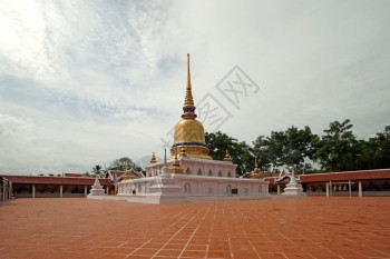 灵风景废墟金色的圣殿佛教宗纪念碑图片