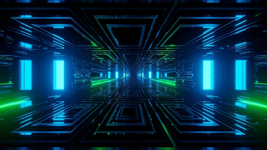 科幻背景未来科技时空隧道光束图片