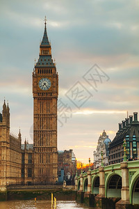 议会克拉夫琴科旅游的伦敦日落时钟塔图片