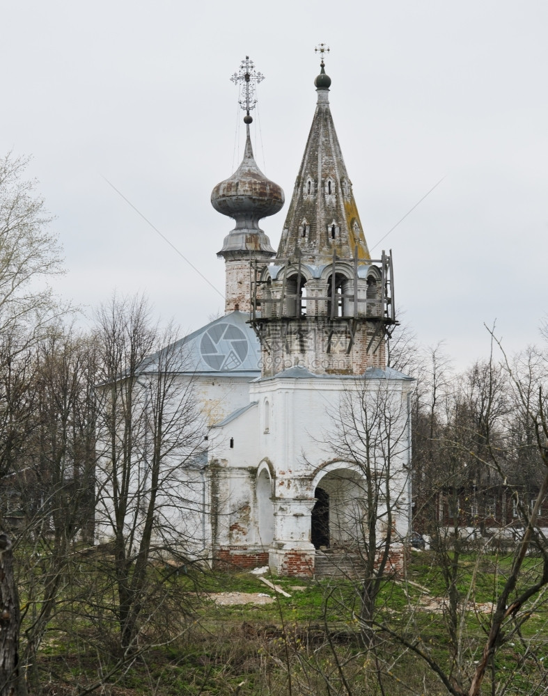传统的俄罗斯苏兹达尔古代东正教堂统图片
