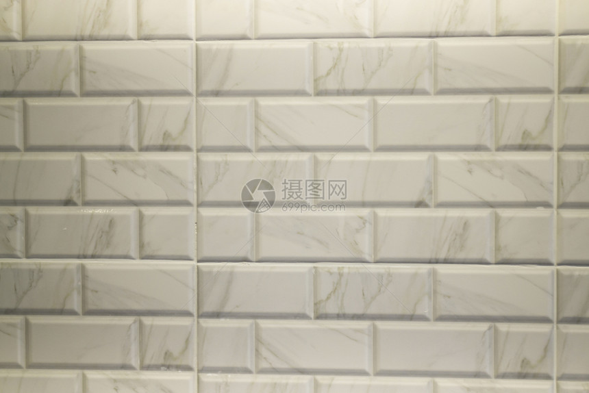 等级现代厨房的白色大理石瓷砖股票照片温暖的光滑图片