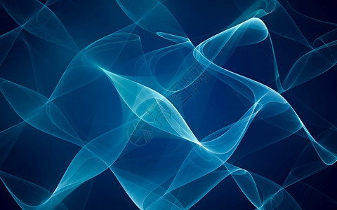 运动海浪光线平滑的抽象蓝背景色优雅的背景图片