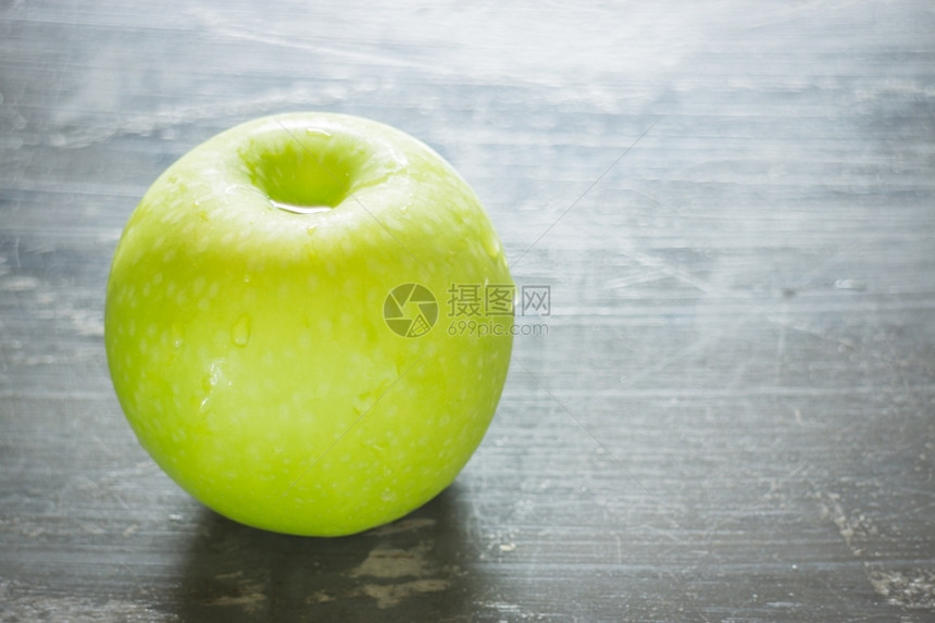 食物水果桌上的绿苹股票照片营养品图片