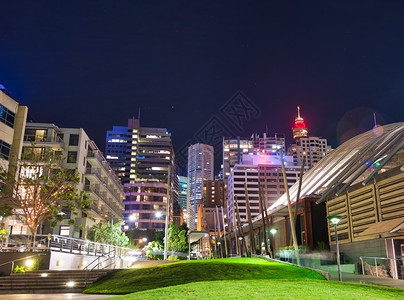 在澳洲悉尼达林港的夜里鸡湾码头澳大利亚场景目的地图片