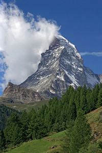 景观瑞士的马特霍恩假期高山图片