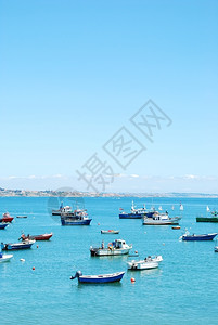 海岸葡萄牙卡斯凯港口船只的美丽照片来自葡萄牙Cascais港海洋图片