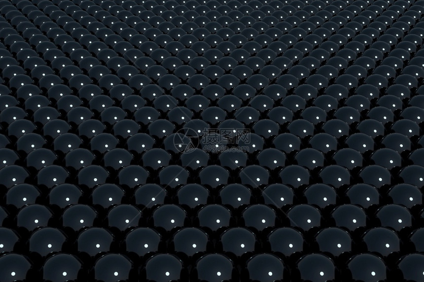 几何的公司3D黑球背景变换抽象的图片