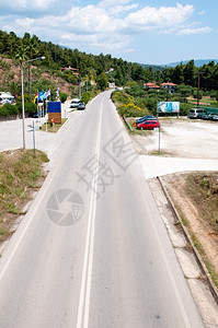 当地的希腊度假胜当公路线欧洲图片