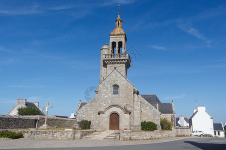 石头法国遗产普里林圣总理教堂外门图片