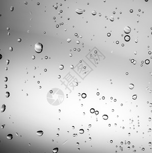 抽象水滴可用作背景材料液体能够透明图片