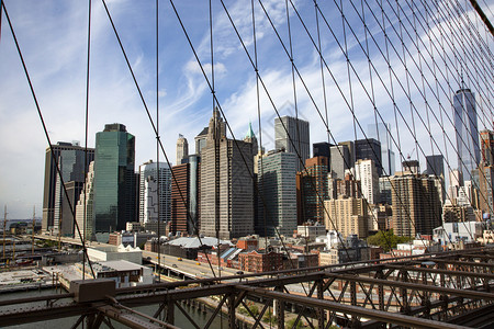 公寓新的环境纽约市布鲁克林大桥的全景BrooklynBridge图片