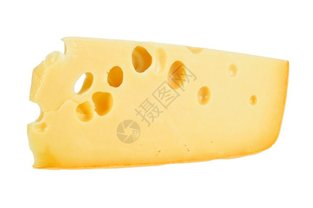 瑞士所有的乳制品黄奶酪部分在白色背景摄影室拍的片段隔离在白色背景上图片