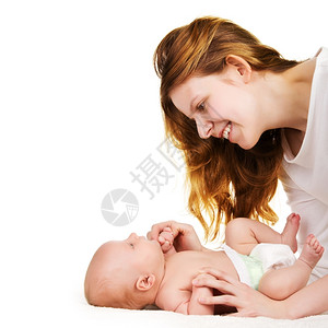 母亲和婴儿图片