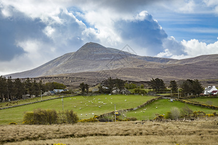 多尼戈尔偏僻的在爱兰Donegal风景图像冷静的图片