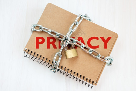 加密学习知识隐私保护概念用链条和挂锁作记号图片