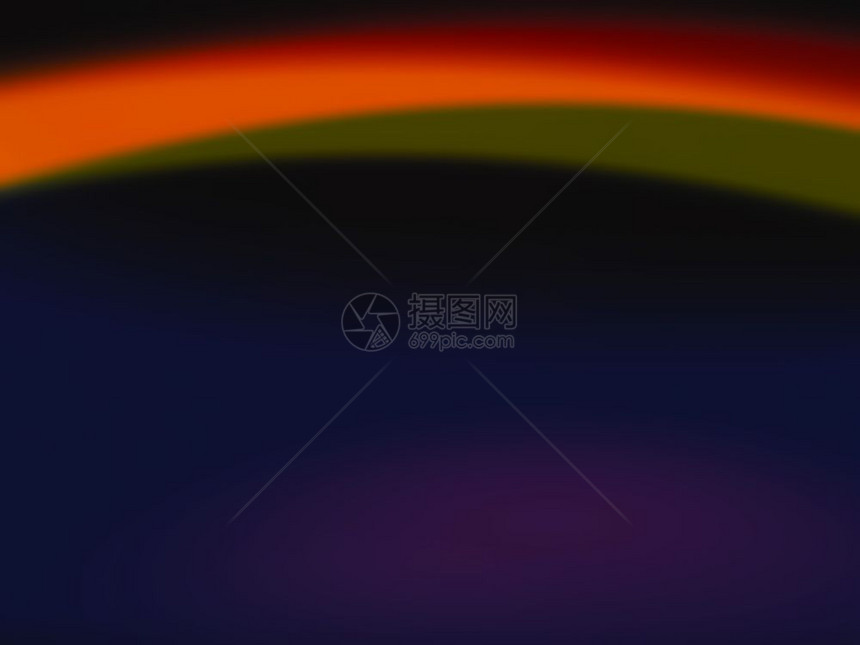 橙蓝色的在地球例证背景的苍白彩虹曲线在地球例证背景hd的苍白彩虹曲线作品图片