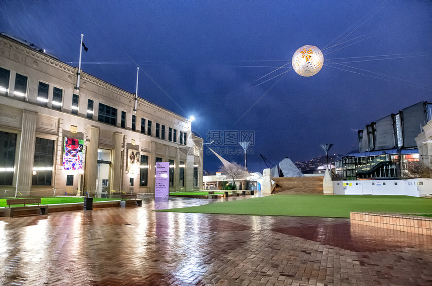 港口艺术208年9月5日城市广场惠灵顿夜景2018年9月5日吸引了10万游客图片
