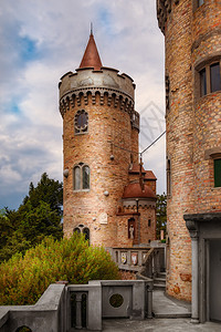 老的砌体欧洲匈牙利的Szekesfehervar城堡碎片化图片