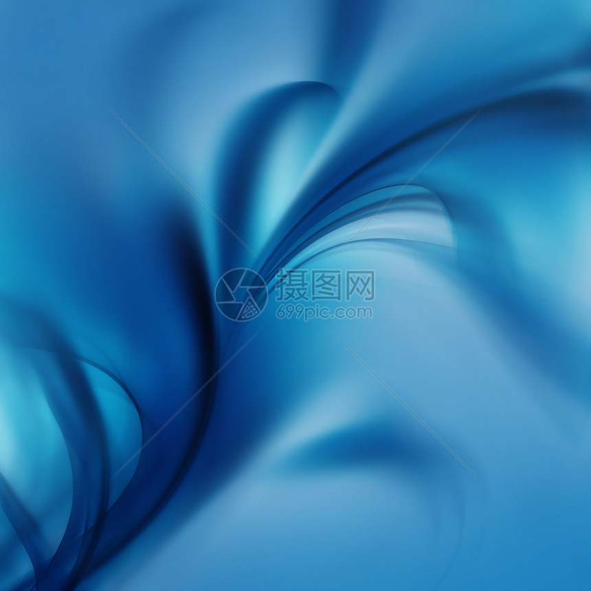 带平滑线的抽象蓝色背景商业海浪有条纹的图片