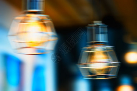 明亮的温暖场景水平热咖啡厅灯泡底部水平热咖啡厅灯笼背面hd图片