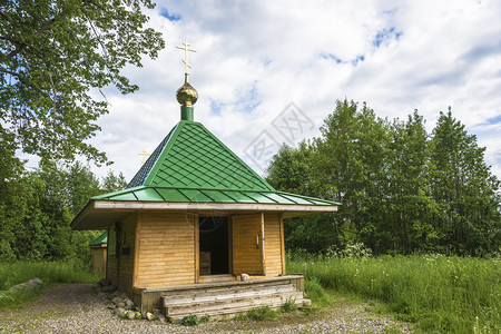 加利奇斯基来源俄罗斯Kostroma地区Chukhloma区Nozhkino村附近楚赫洛姆奇迹工人的AbrahamGalichsky美丽的背景