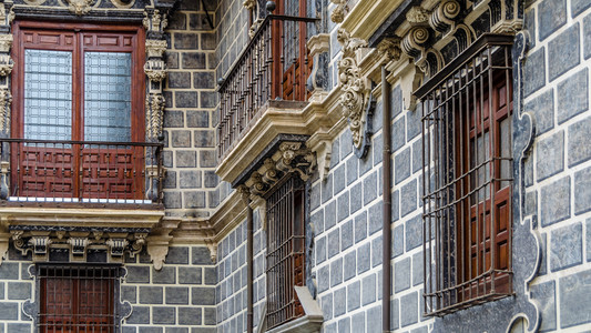 古老的建筑西班牙南部安达卢西亚州格拉纳达的建筑细节历史图片