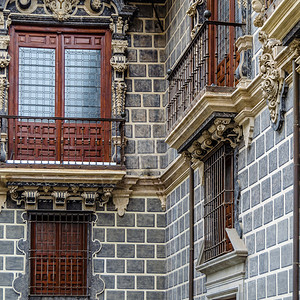 古老的户外部西班牙南安达卢西亚州格拉纳达的建筑细节图片