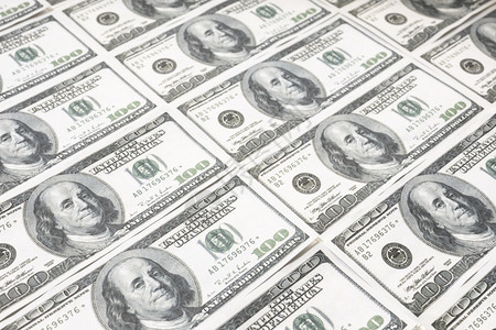 美元钞票摄影伪造的美国高清图片