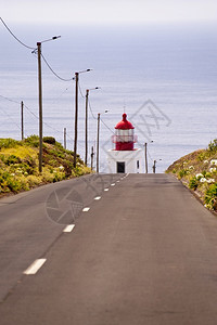 信标葡萄牙语在马德拉的波尔图加岛场景图片