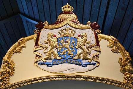 古老的金首饰在荷兰皇室的家船上金的结石图片