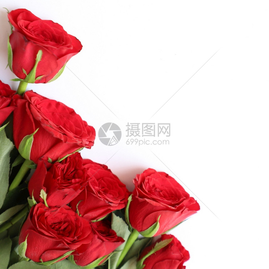 浪漫纪念周年婚礼生日或其他庆祝活动的红玫瑰多用途背景活动红玫瑰或者花束图片