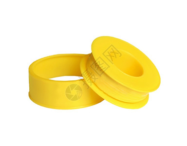 黄胶带目的RezbouplotnitelnnayaFUM白色背景的黄磁带添加条设计图片