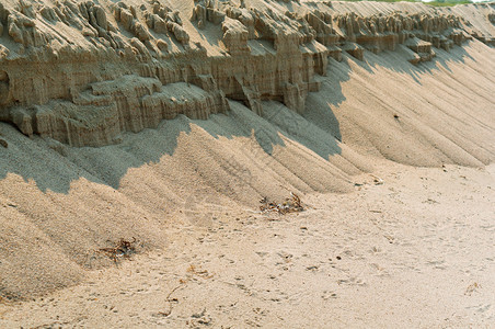 海岸旅游沙陡峭的滩海支撑图片