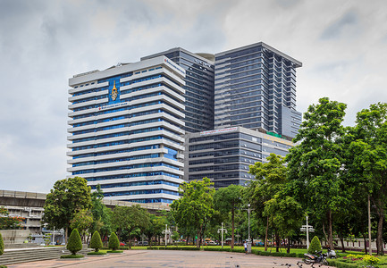 诗吉丽皇后邮政都会2014年8月日泰国曼谷Chulalongkorn医院Sirikit王后大楼2014年8月日亚洲背景