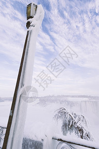 奥尔洛夫冻结灯柱冬天冰图片