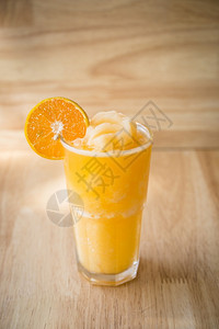 橙果奶昔装饰用橘子有机的水果夏天图片