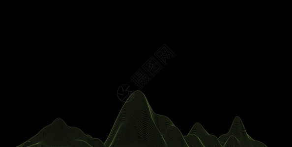 靖边波浪谷导航抽象线框背景3D网格技术插图景观山谷中的数字地形网络空间山谷中的数字地形网络空间金属丝数字的设计图片