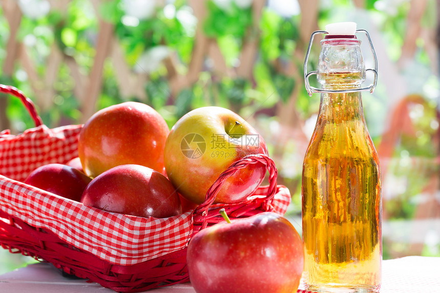 苹果醋加新鲜不含酒精细化液体图片
