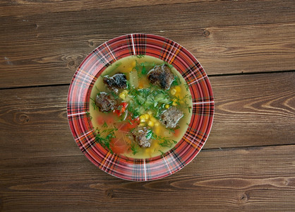 墨西哥肉球汤南最喜爱美食玉米肉汤图片