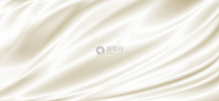 光滑的带复制空间珍珠布背景白色的海浪图片